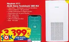 NEUTRON H11 AKILLI HAVA TEMİZLEYİCİ 280 M3